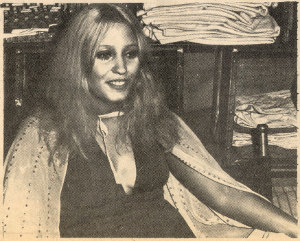 Cleo Odzer in 1969
