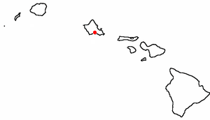 Location of Salt Lake on Oʻahu