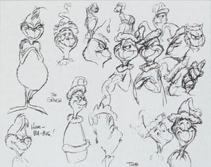 Drawings of the Grinch