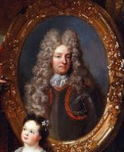 The Marquis of Noailles from a larger painting by Largilliere circa 1698.