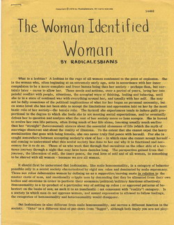 The Woman-Identified Woman