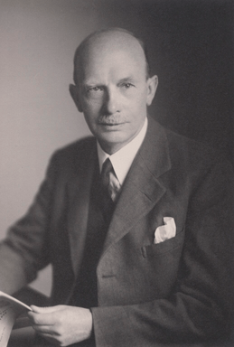 Black and white photograph of Robert Howard Hodgkin