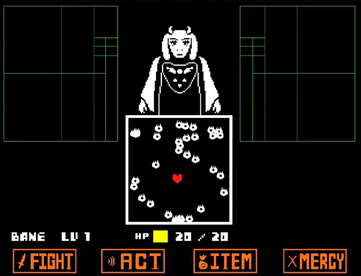 Undertale Combat Example