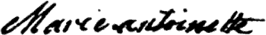 Marie-AntoinetteSignature