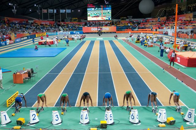 Start women 60 m Doha 2010