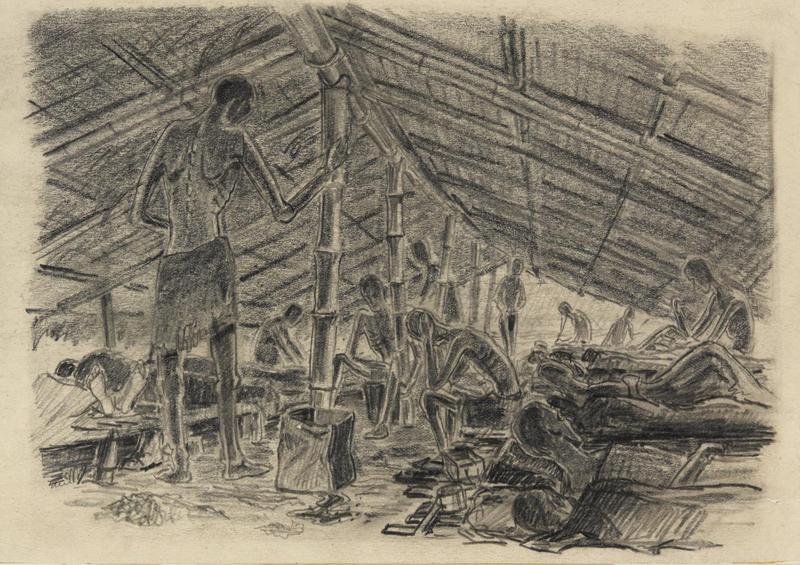 Kanyu Riverside Camp- Dysentery Ward Art.IWMART16893