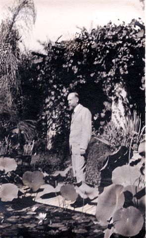 Augustus Knudsen at the Lotus Pond, 1916