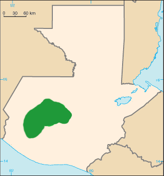 Location of Quiché kingdom