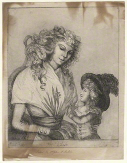 Mrs White (née St Aubyn) and child