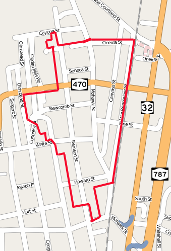 Downtown Cohoes Historic District map.png