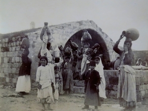 Fountain of the Virgin, Nazareth, 1891