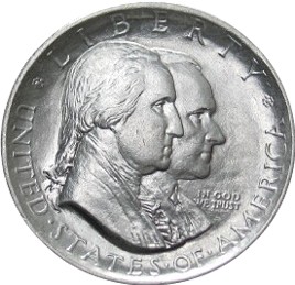 Sesquicentennial american independence half dollar commemorative obverse