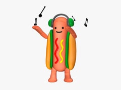 Dancing Hot Dog