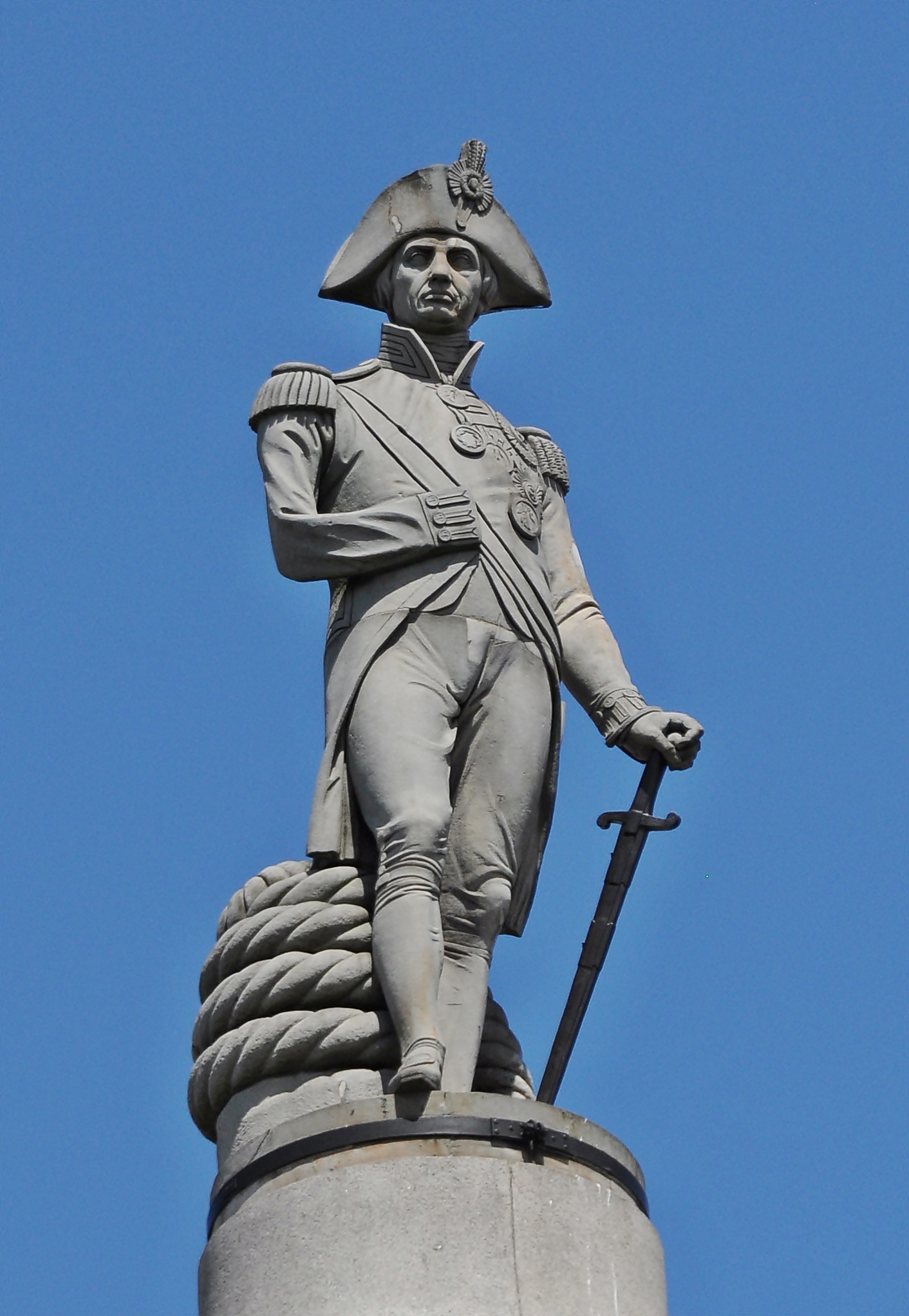 Image: Admiral Horatio Nelson, Nelson's Column, Trafalgar Square, London