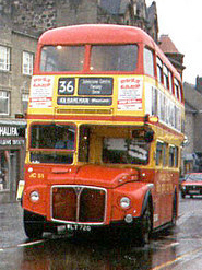 Clydeside Scottish Routemaster bus RM720 (WLT 720), Johnstone, 13 April 1989