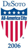DeSoto's All-America City logo