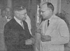 Sir Allan Mossop and Clarence Gauss
