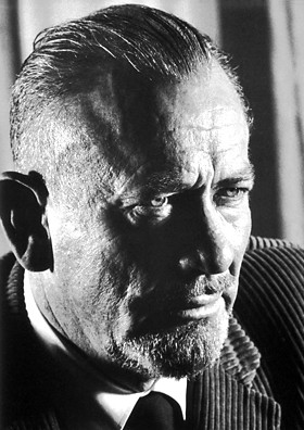 Steinbeck in Sweden during his trip to accept the Nobel Prize for Literature in 1962