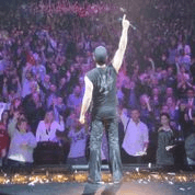 Criss Angel in front of audience
