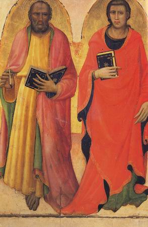 Museo dell'opera del duomo, prato, pannelli con i Santi Matteo e Giovanni, Giacomo e Antonio abate (1415 circa), Giovanni Toscani