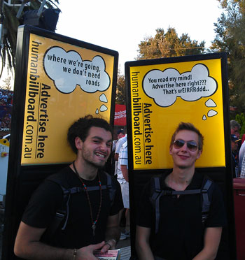Human Billboard