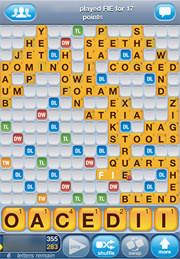 WordsWithFriends Screenshot