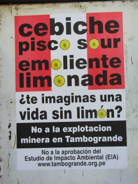 "Sin Limón No Hay Ceviche" poster