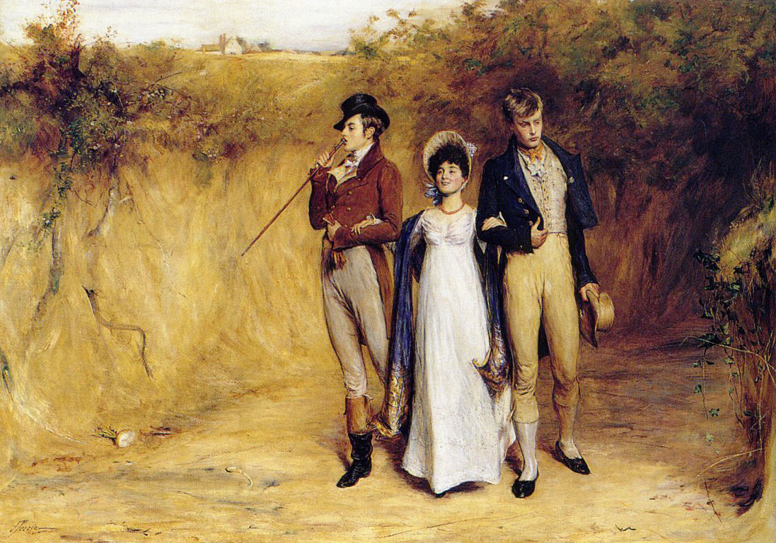 "Two Strings to her Bow" by John Pettie