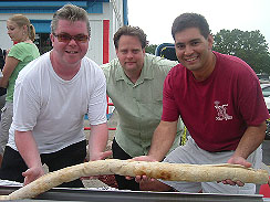 World's longest hot dog