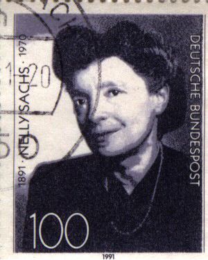Nelly Sachs postage stamp