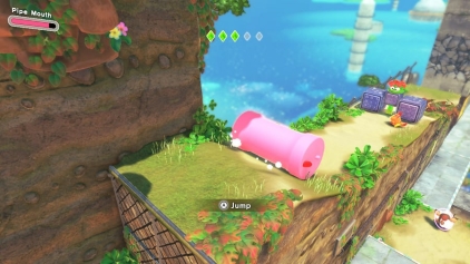 Kirby and the Forgotten Land Mouthful Mode