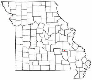 Location of Goodland within Missouri