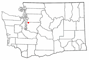 Location of Lake Forest Park, Washington