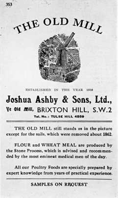 Ashby's mill leaflet