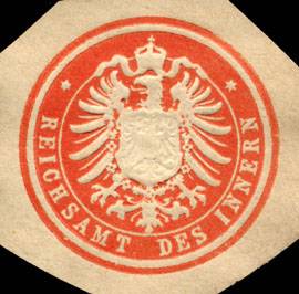 Siegelmarke Reichsamt des Innern W0204905