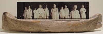 'Monks in a Canoe' by Meridel Rubenstein, 2000-2001