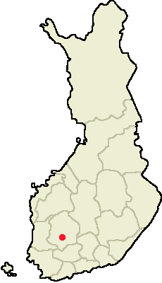 Pirkkala Suomen maakuntakartalla