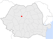 Location of Luduş