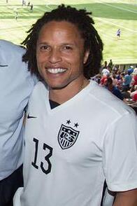 US delegation at 2015 FIFA Women's World Cup Final at BC Place 2015-07-05 (1) (Cobi Jones)