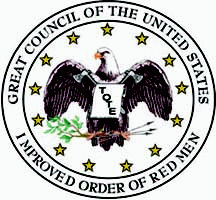 Logo with American bald eagle, 13 stars and TOTE (Totem of the Eagle)