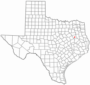 Location of Palestine, Texas