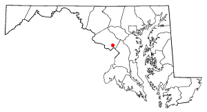 Location of Glenmont in the U.S. state of Maryland