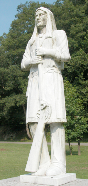 Statue of Chief Logan the Orator (Logan, West Virginia)