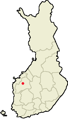 Location of Lapua in Finland