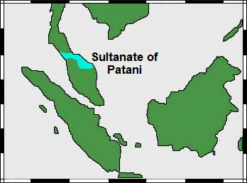 Map of the Sultanate of Patani