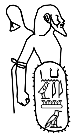 Knossos on Amenophis III Temple in Ancient Egyptian