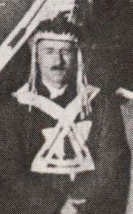 Order of the Arrow Leader Wearing the Triangle Vigil Sash in 1921