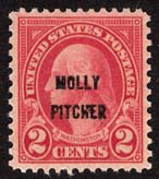 Molly pitcher stamp
