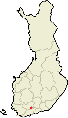Location of Hausjärvi in Finland