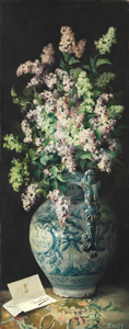 Fernanda Frances Arribas, Vase of Lilacs